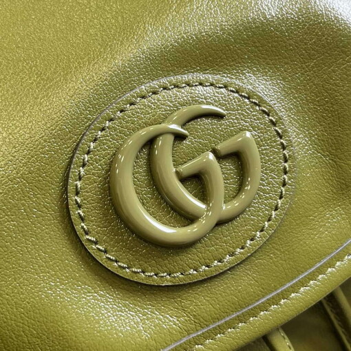 Replica Gucci 725657 Backpack With Tonal Double G Forest green 5