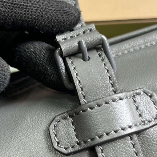 Replica Gucci 725701 Small duffle bag with tonal Double G Gray 7