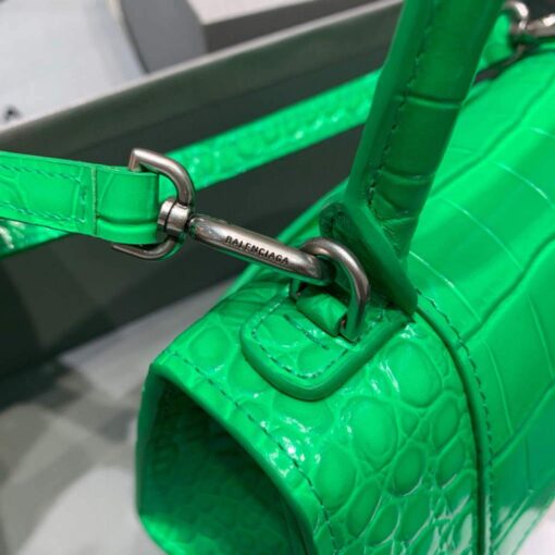 Replica Balenciaga 592833 Hourglass XS Top Handle Bag Green 6