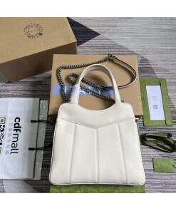 Replica Gucci 745918 Petite GG Small Tote Bag White