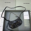 Replica Balenciaga 6940271VG9 Le Cagole Mini Multipouch in Lemon Yellow Arena lambskin 9