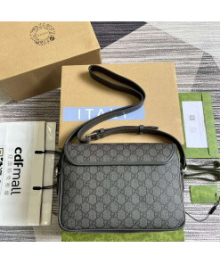 Replica Gucci 724704 Ophidia Messenger Bag Grey