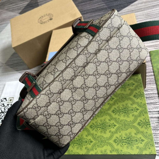 Replica Gucci 760123 GG Messenger Bag Bronw 5