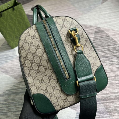 Replica Gucci 724642 Mini GG Canvas Small Duffle Bag Green 2