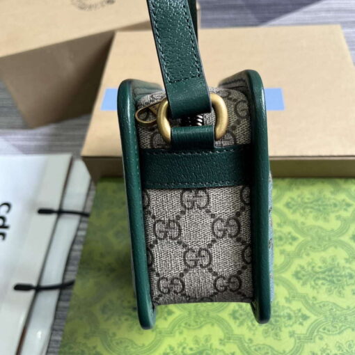 Replica Gucci 751914 Mini GG Canvas Mini Shoulder Bag Green 2