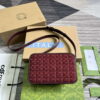 Replica Gucci 751914 Mini GG Canvas Mini Shoulder Bag Green 9