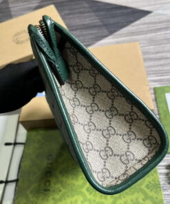 Replica Gucci 751912 Mini GG Canvas Pouch Green 2