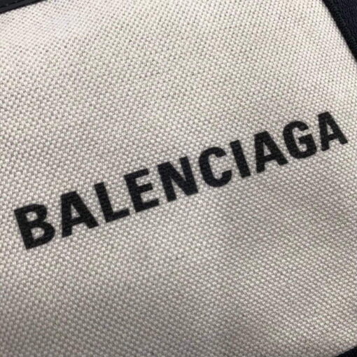Replica Balenciaga 390346 Women's Navy Xs Tote Bag Apricot black 7