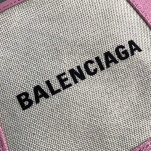 Replica Balenciaga 390346 Women's Navy Xs Tote Bag Pink 7