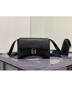 Replica Balenciaga 671355 Women's Downtown XS Shoulder Bag Black