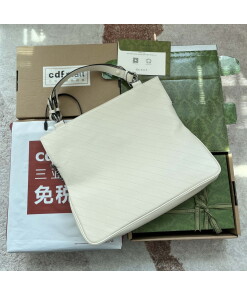 Replica Gucci 751516 Blondie Medium Tote bag in White leather