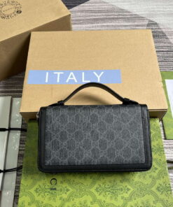 Replica Gucci 358933 GG Travel Document Package Black