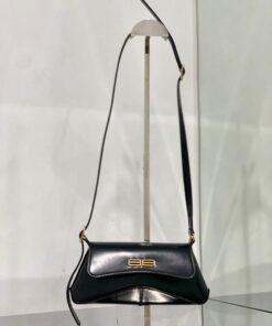 Replica Balenciaga 695645 Women's XX Small Flap Bag Black