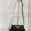 Replica Balenciaga 695645 Women's XX Small Flap Bag Crocodile Embossed In Green 10
