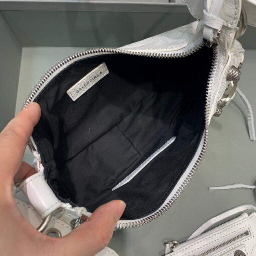 Replica Balenciaga 700940210 Women's Neo Cagole XS Handbag in White Arena lambskin 6