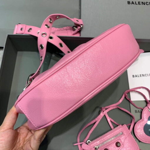 Replica Balenciaga 700940210 Women's Neo Cagole XS Handbag in Pink Arena lambskin 4