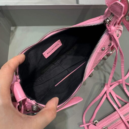 Replica Balenciaga 700940210 Women's Neo Cagole XS Handbag in Pink Arena lambskin 6