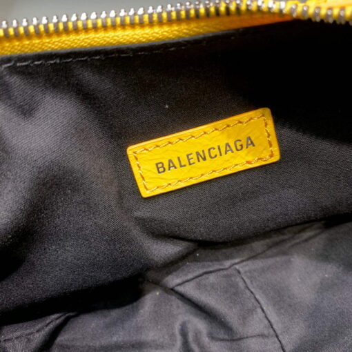 Replica Balenciaga 700940210 Women's Neo Cagole XS Handbag in Yellow Arena lambskin 7