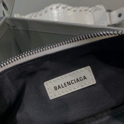 Replica Balenciaga 700940210 Women's Neo Cagole XS Handbag in White Crocodile lambskin 7