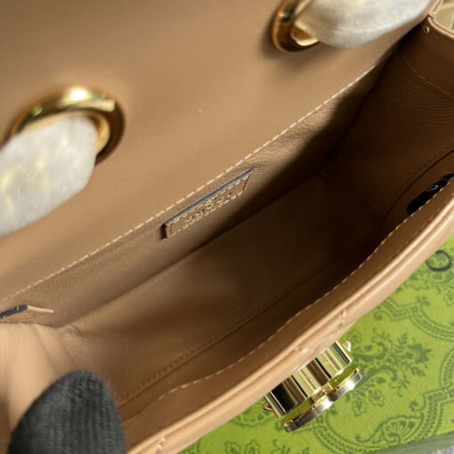 Replica Gucci ‎741457 Gucci Deco Mini Shoulder Bag Rose Beige 7
