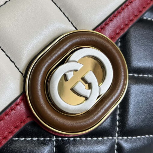 Replica Gucci ‎741457 Gucci Deco Mini Shoulder Bag Red&white 4