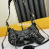 Replica Balenciaga 67130723 Women's Le Cagole Small Shoulder Bag Arena lambskin In Black 9