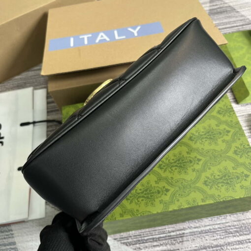 Replica Gucci ‎740834 GG Deco Small Shoulder Bag Black 6