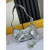 Replica Balenciaga 664676 Hourglass Mini Top Handle Crocodile Bag White 10