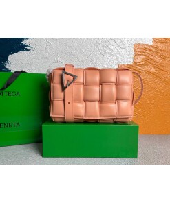 Replica Bottega Veneta BV 20206 Padded Cassette 591970 Pink Orange Gold