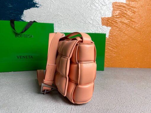 Replica Bottega Veneta BV 20206 Padded Cassette 591970 Pink Orange Gold 5