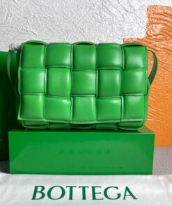 Replica Bottega Veneta BV 20206 Padded Cassette 591970 Light Green Gold 2
