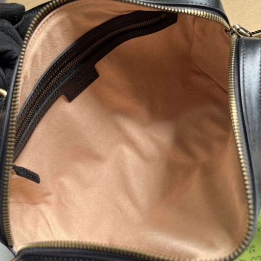 Replica Gucci 746319 GG Marmont Small Top Handle Bag Black 7
