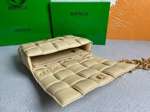 Replica Bottega Veneta BV 20206 Chain Cassette 631421 Apricot Gold 7