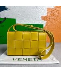 Replica Copy of Bottega Veneta BV 578004 Cassette Cross-body Bag 58890 Yellow
