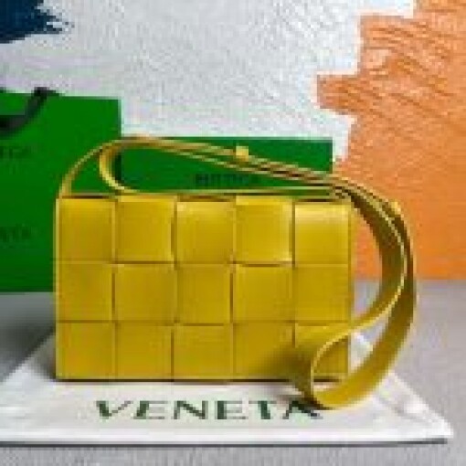 Replica Copy of Bottega Veneta BV 578004 Cassette Cross-body Bag 58890 Yellow