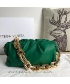 Replica BV 620230 Bottega Veneta Chain Pouch Raintree Bag 92020 Strap 25cm Green Gold