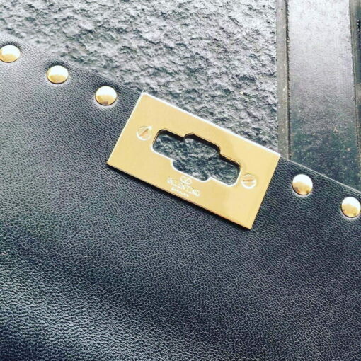 Replica Valentino XW2B0123 Small Rockstud Spike Nappa Leather Bag Green 7
