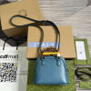Replica Gucci 715775 Gucci Diana Mini Tote Bag Royal blue leather 9