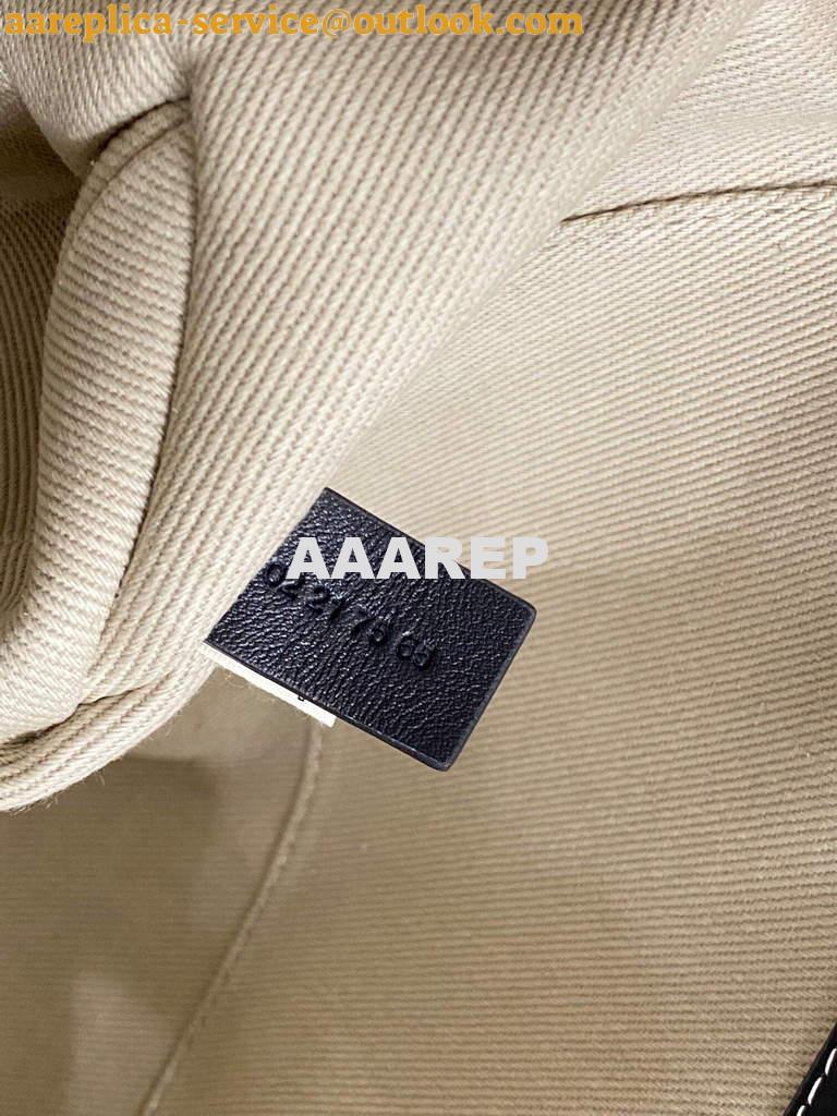 Replica Chloe 6690 Medium Woody Tote Bag in Cotton Canvas Blue 9 Replica Chloe 6690 Medium Woody Tote Bag in Cotton Canvas Blue 9