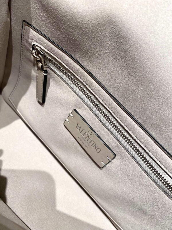 Replica Valentino V0082 Vsling Mini Bag With Sparkling Embroidery Pearl Gray 7