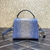 Replica Valentino V0082 Vsling Mini Bag With Sparkling Embroidery Pearl Gray 8