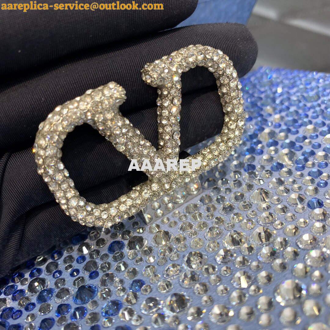 Replica Valentino 1W2B0G97TZA0FO Vsling Mini Handbag With Sparkling Embroidery Gradient blue 3 Replica Valentino 1W2B0G97TZA0FO Vsling Mini Handbag With Sparkling Embroidery Gradient blue 3