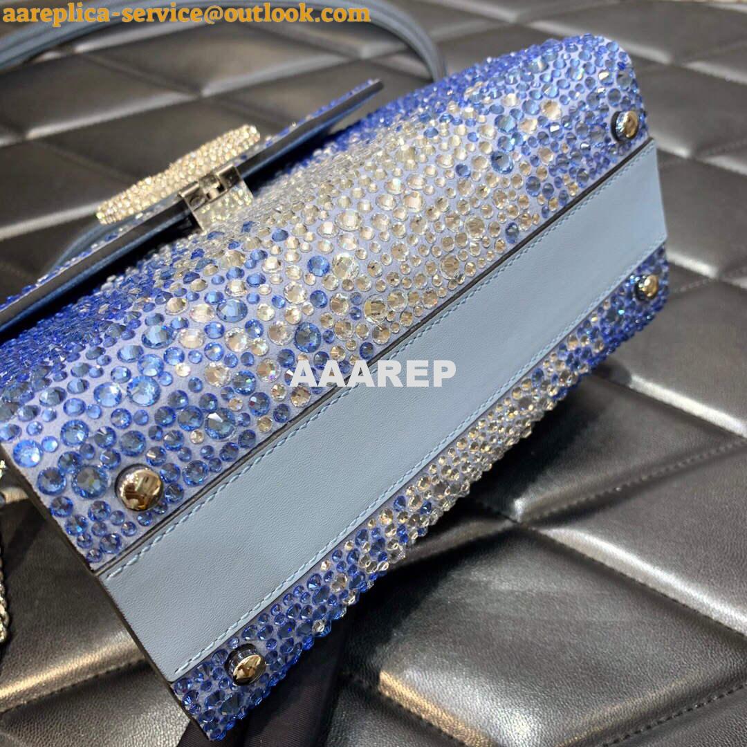 Replica Valentino 1W2B0G97TZA0FO Vsling Mini Handbag With Sparkling Embroidery Gradient blue 6 Replica Valentino 1W2B0G97TZA0FO Vsling Mini Handbag With Sparkling Embroidery Gradient blue 6