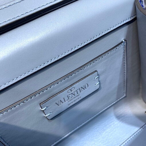 Replica Valentino 1W2B0G97TZA0FO Vsling Mini Handbag With Sparkling Embroidery Gradient blue 7