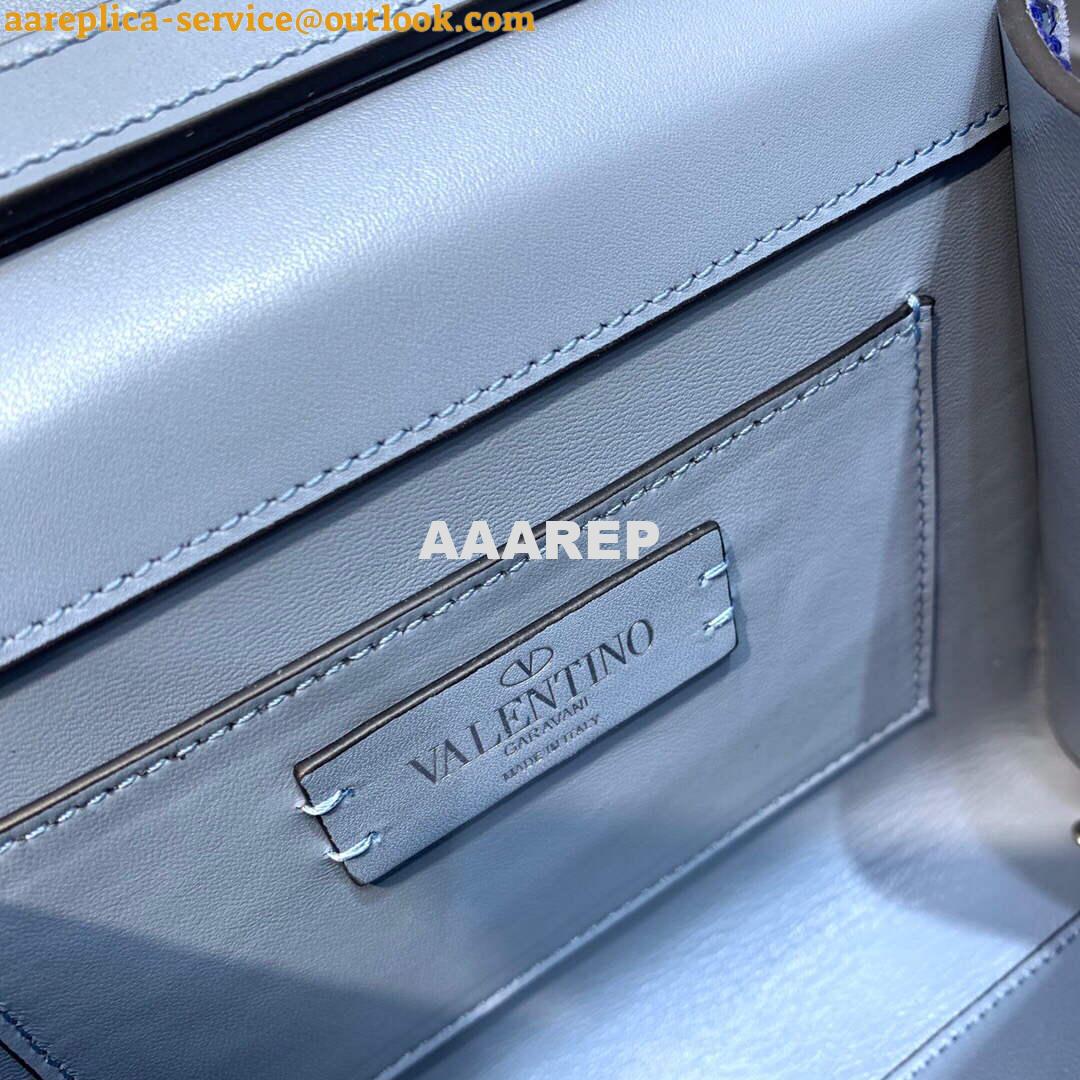 Replica Valentino 1W2B0G97TZA0FO Vsling Mini Handbag With Sparkling Embroidery Gradient blue 7 Replica Valentino 1W2B0G97TZA0FO Vsling Mini Handbag With Sparkling Embroidery Gradient blue 7