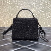 Replica Valentino 1W2B0G97TZA0FO Vsling Mini Handbag With Sparkling Embroidery Pearl Gray 9