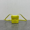Replica Celine 199263 SMALL BOX cuir triomphe in Smooth Calfskin Yellow