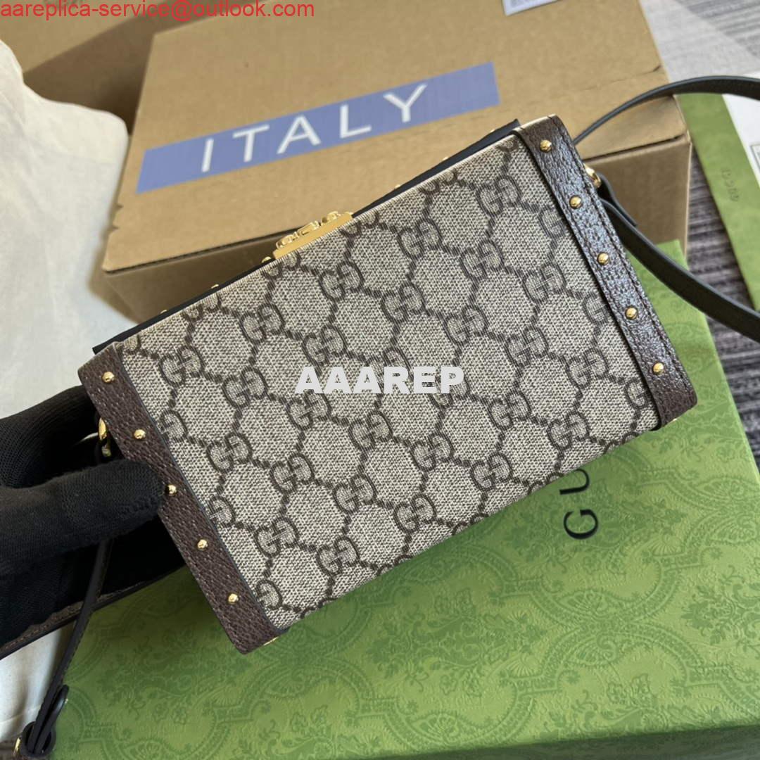 Replica Gucci 678460 GG Mini Bag Brown 5 Replica Gucci 678460 GG Mini Bag Brown 5