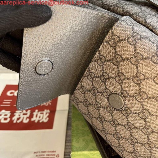Replica Gucci 598140 Ophidia GG medium backpack Grey 6