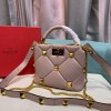 Replica Valentino 0097S Small Roman Stud The Handle Bag In Nappa Pink 9 Replica Valentino 0097S Small Roman Stud The Handle Bag In Nappa Pink 9
